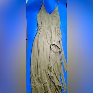 Six & Sam XS target Olive tone flirty summer dress